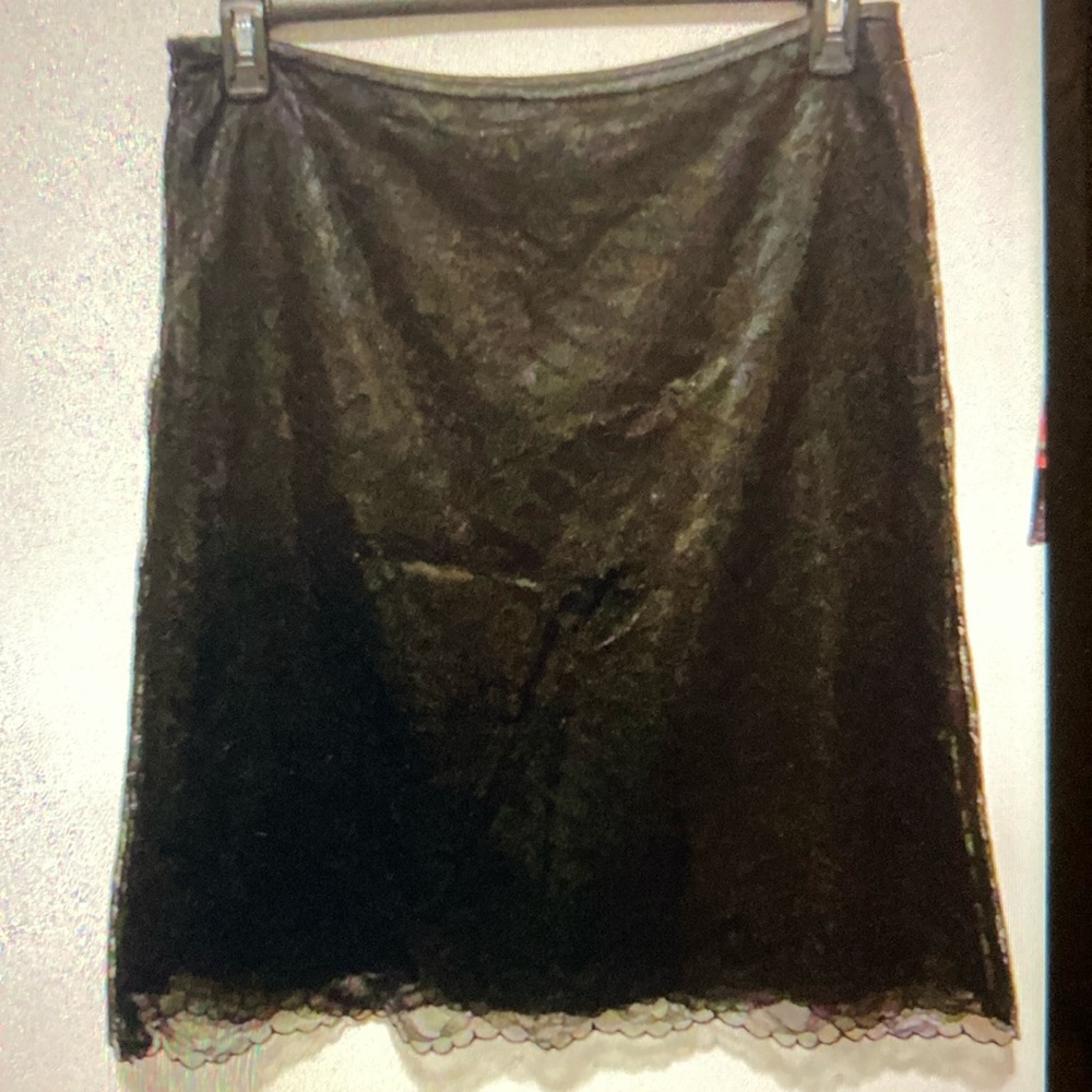 Pretty black lace skirt